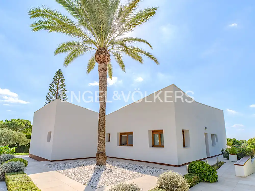 Vista exterior de Casa o xalet en venda en Elche / Elx amb Aire condicionat, Calefacció i Jardí privat