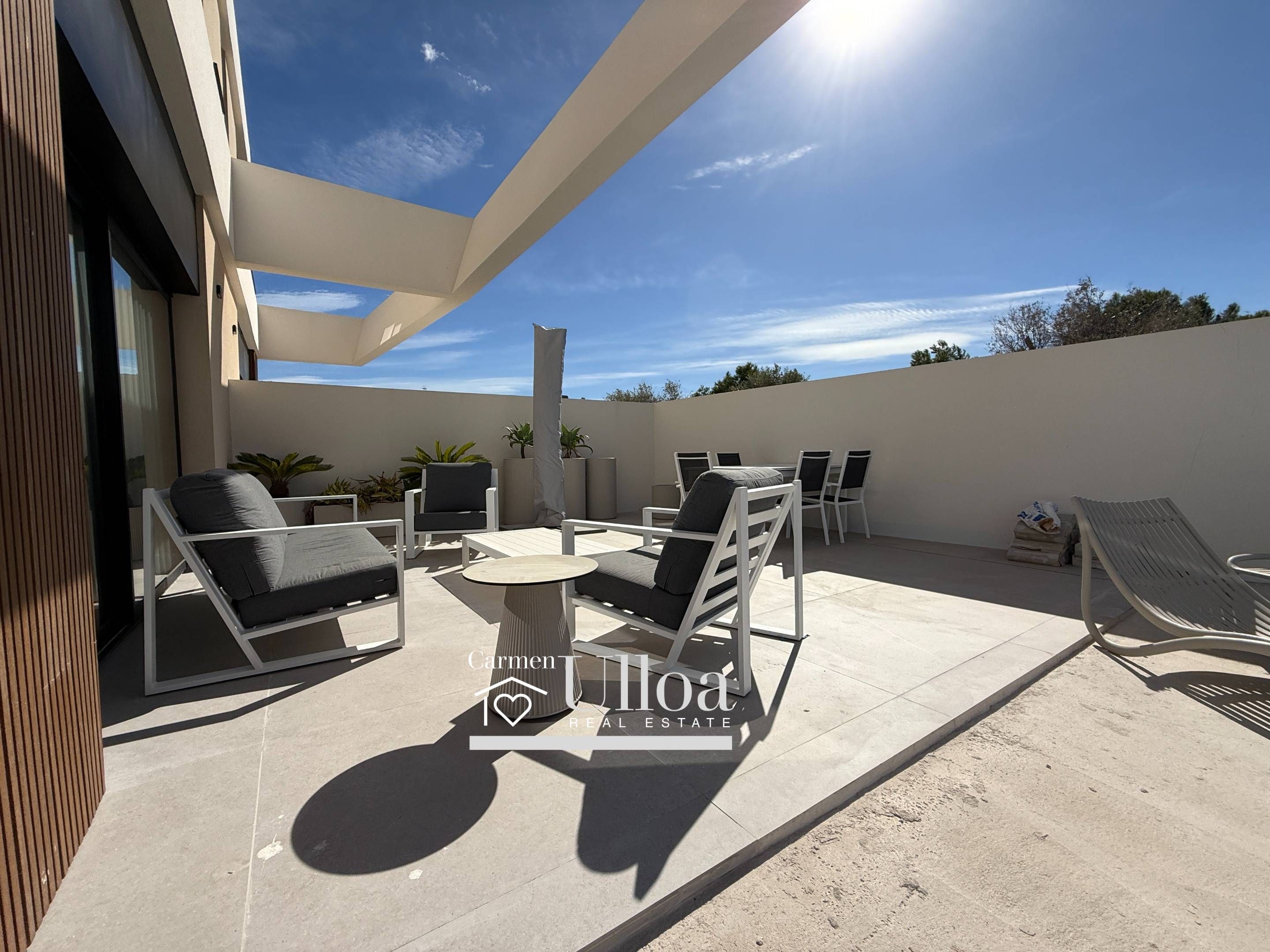 Terrace of Single-family semi-detached for sale in Sant Joan d'Alacant  with Air Conditioner, Private garden and Terrace