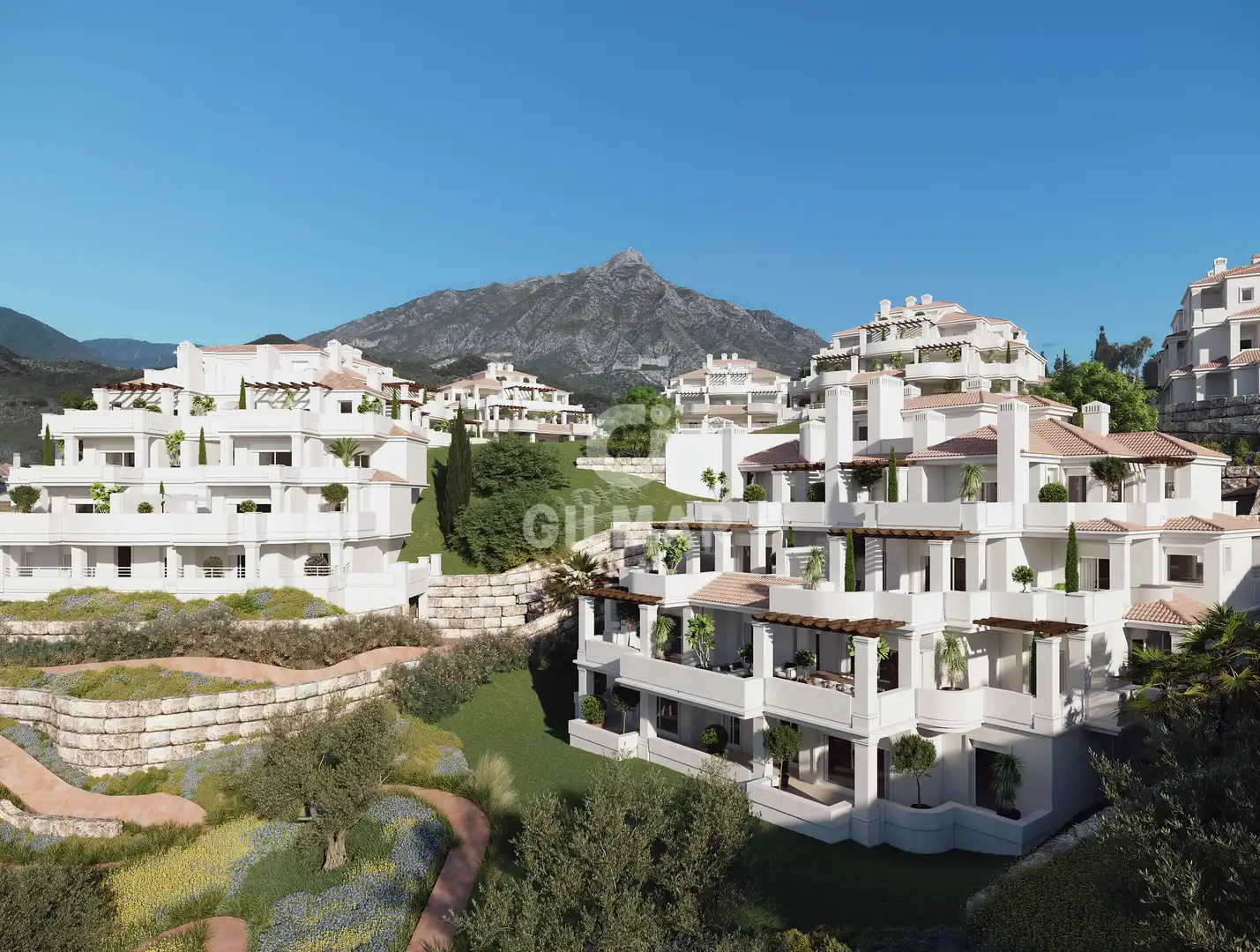 Vista exterior de Dúplex en venta en Marbella con Calefacción, Trastero y Piscina