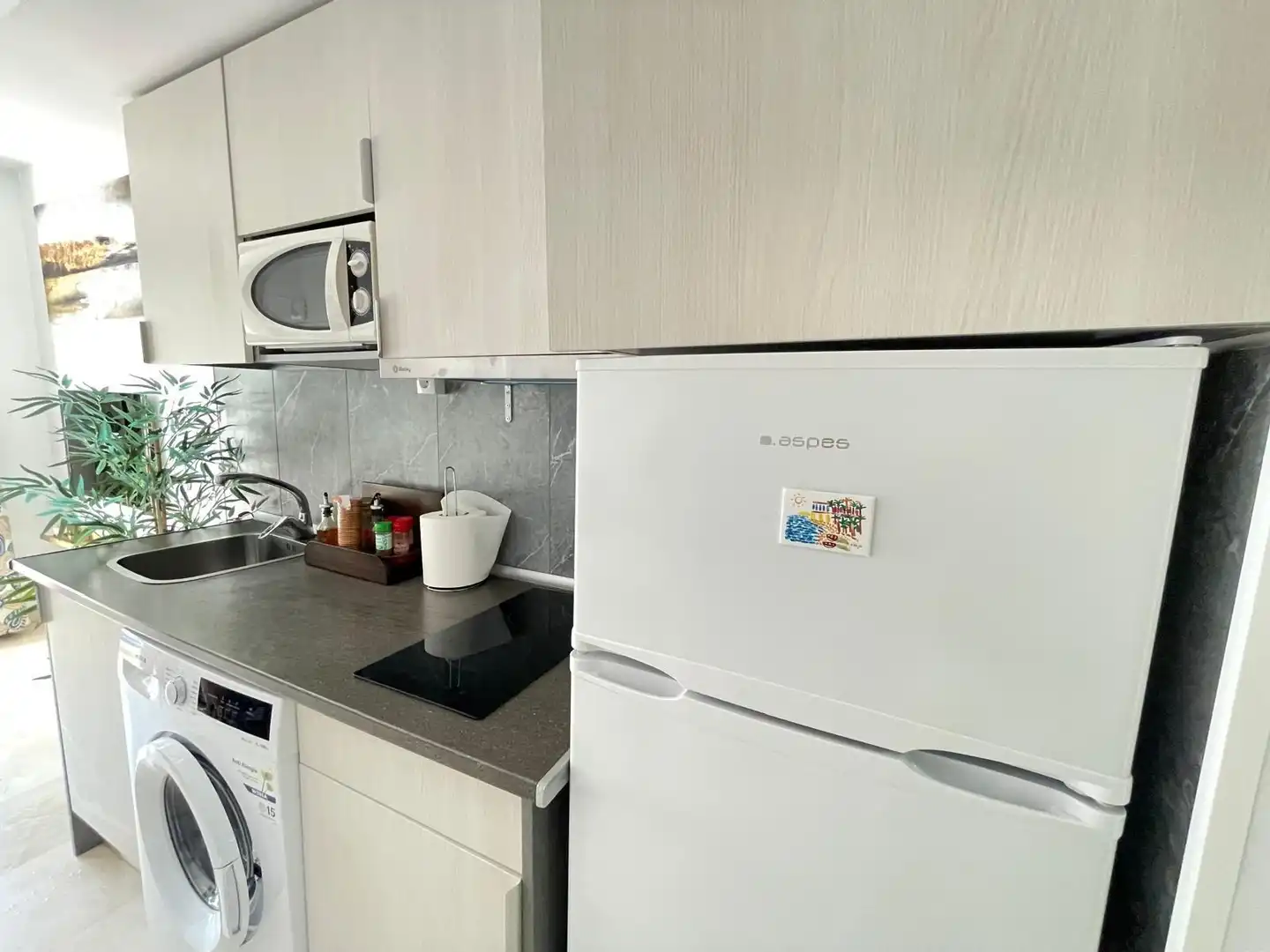 Cocina de Apartamento en venta en Benalmádena con Aire acondicionado, Calefacción y Terraza