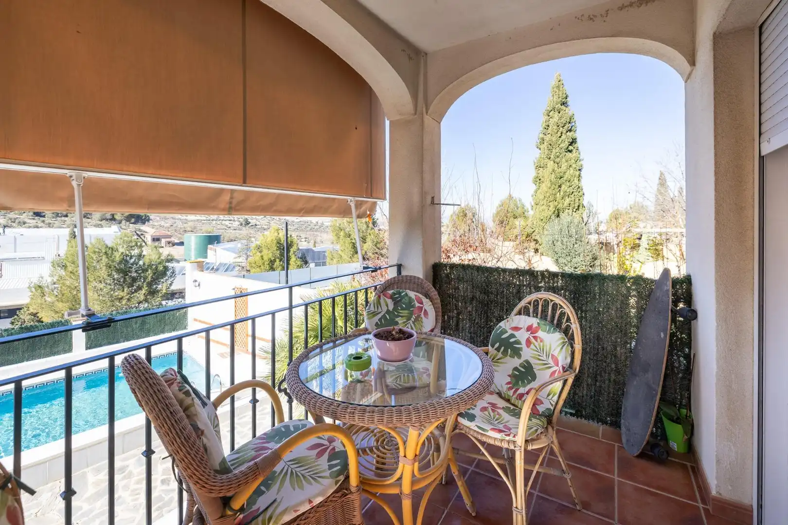 Terrassa de Casa o xalet en venda en Alhendín amb Calefacció, Jardí privat i Terrassa