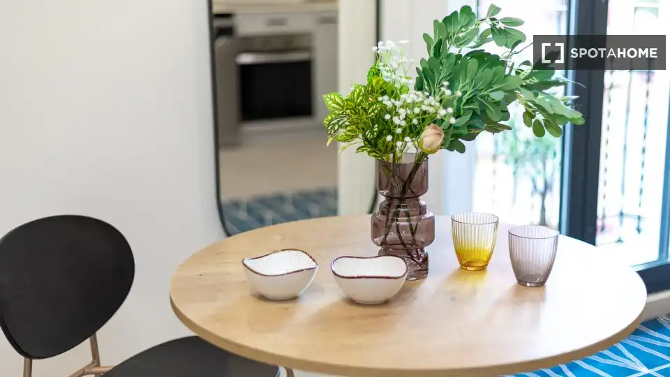 Comedor de Piso de alquiler en Valencia con Aire acondicionado, Calefacción y Amueblado