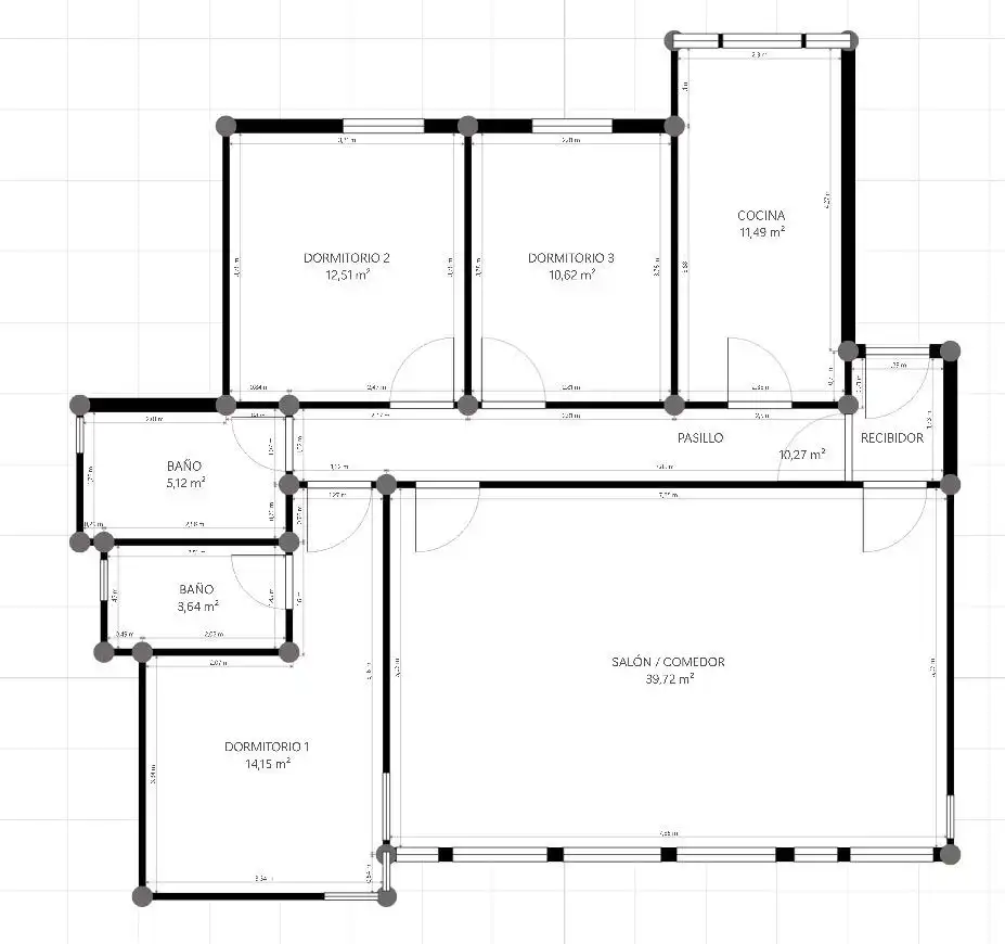 Flat for rent in Madrid  with Air Conditioner, Heating and Parquet flooring