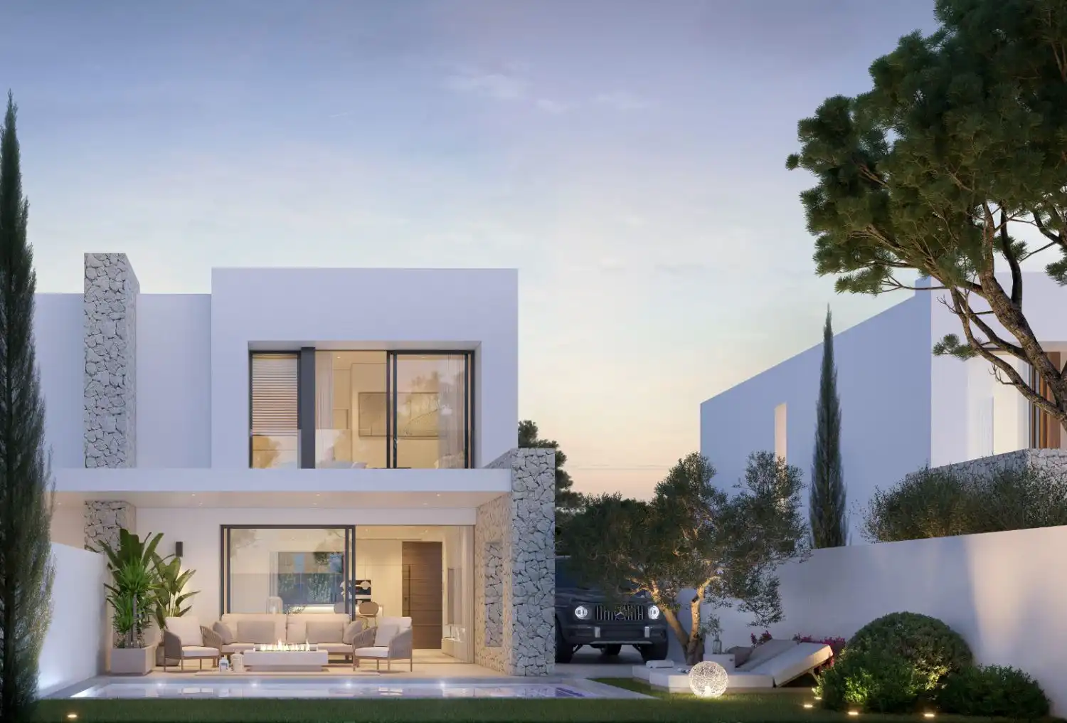 Vista exterior de Casa o xalet en venda en Alhaurín de la Torre amb Aire condicionat, Calefacció i Jardí privat