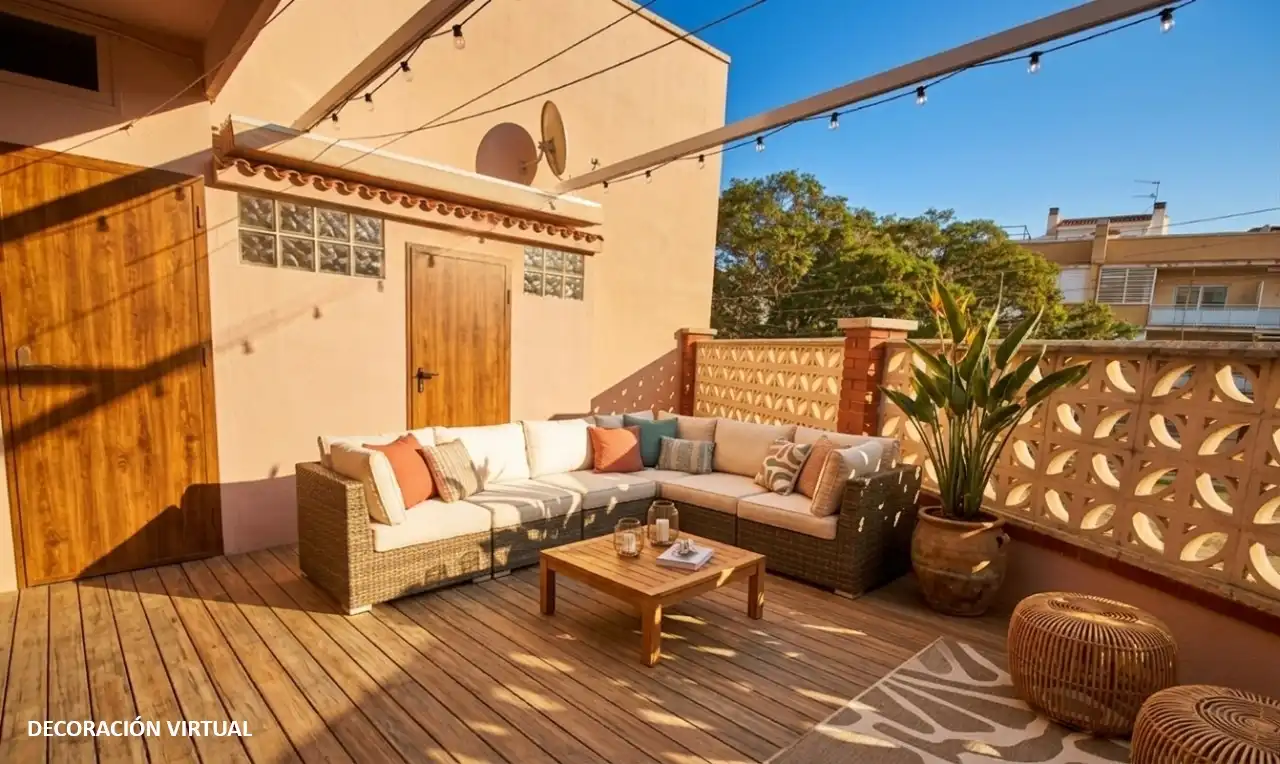 Terrace of Ground floor for sale in Cubelles  with Heating, Terrace and Storage room