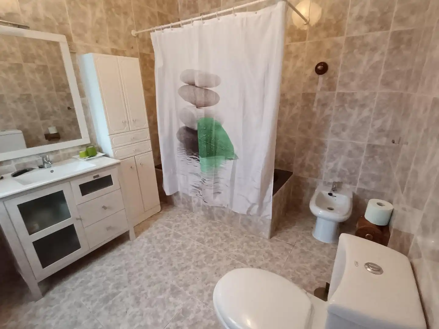 Baño de Casa o chalet en venta en Brazatortas con Aire acondicionado, Calefacción y Jardín privado