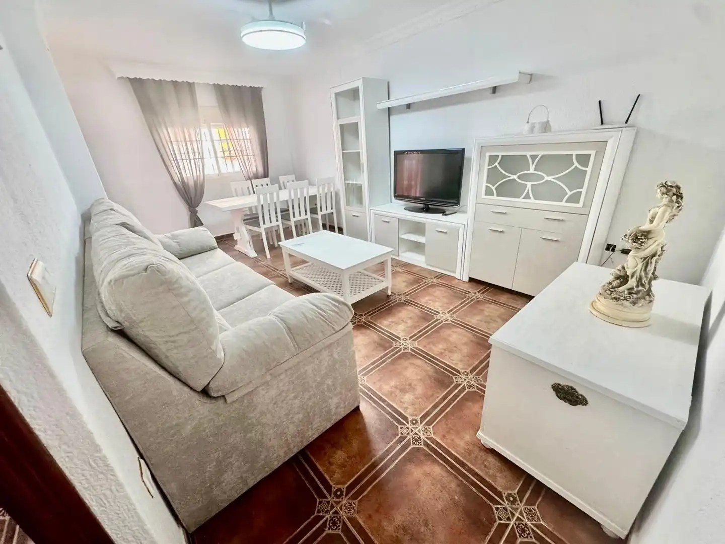 Living room of Houses for sale in Punta Umbría  with Furnished
