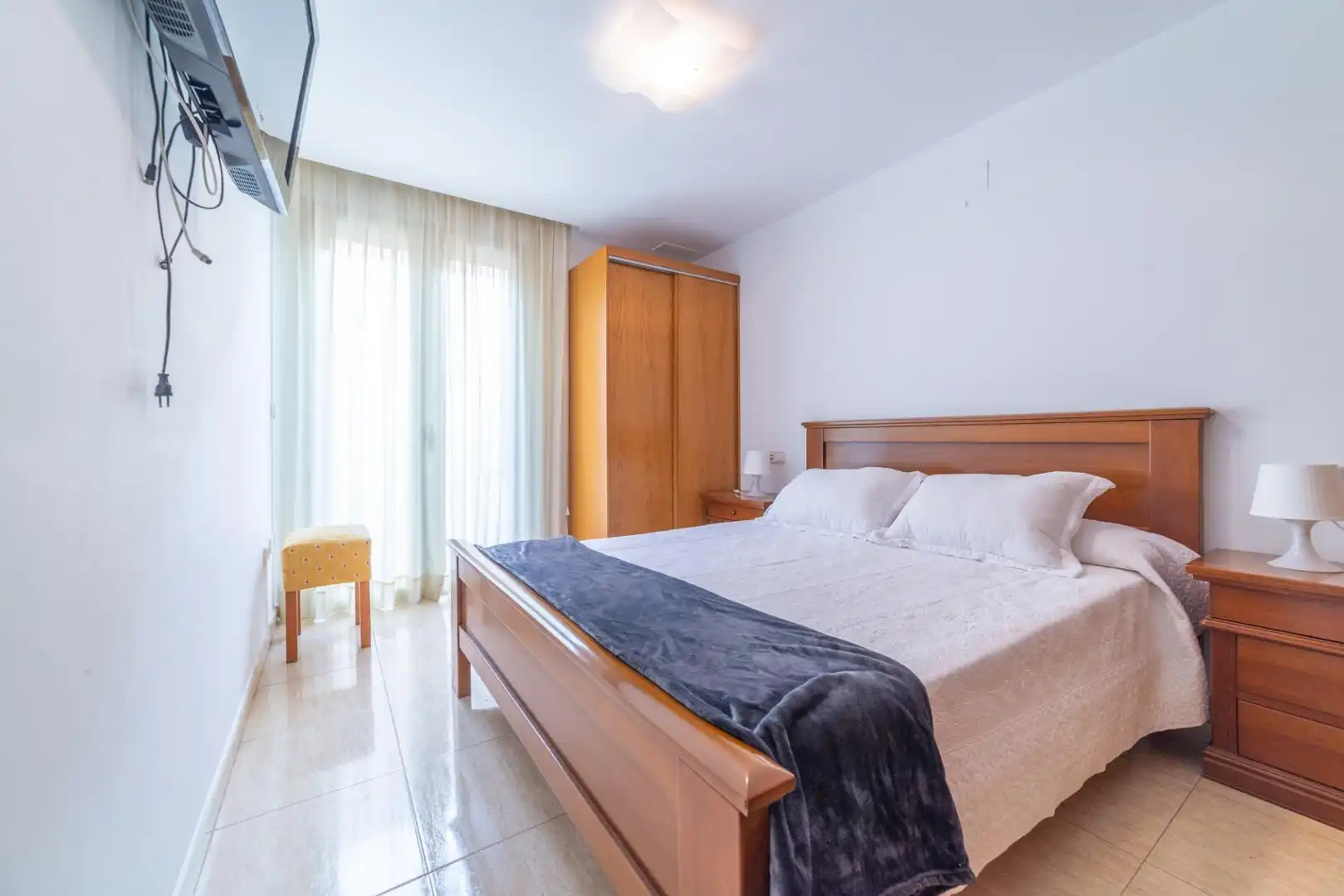 Dormitori de Apartament en venda en San Javier amb Aire condicionat, Moblat i Balcó