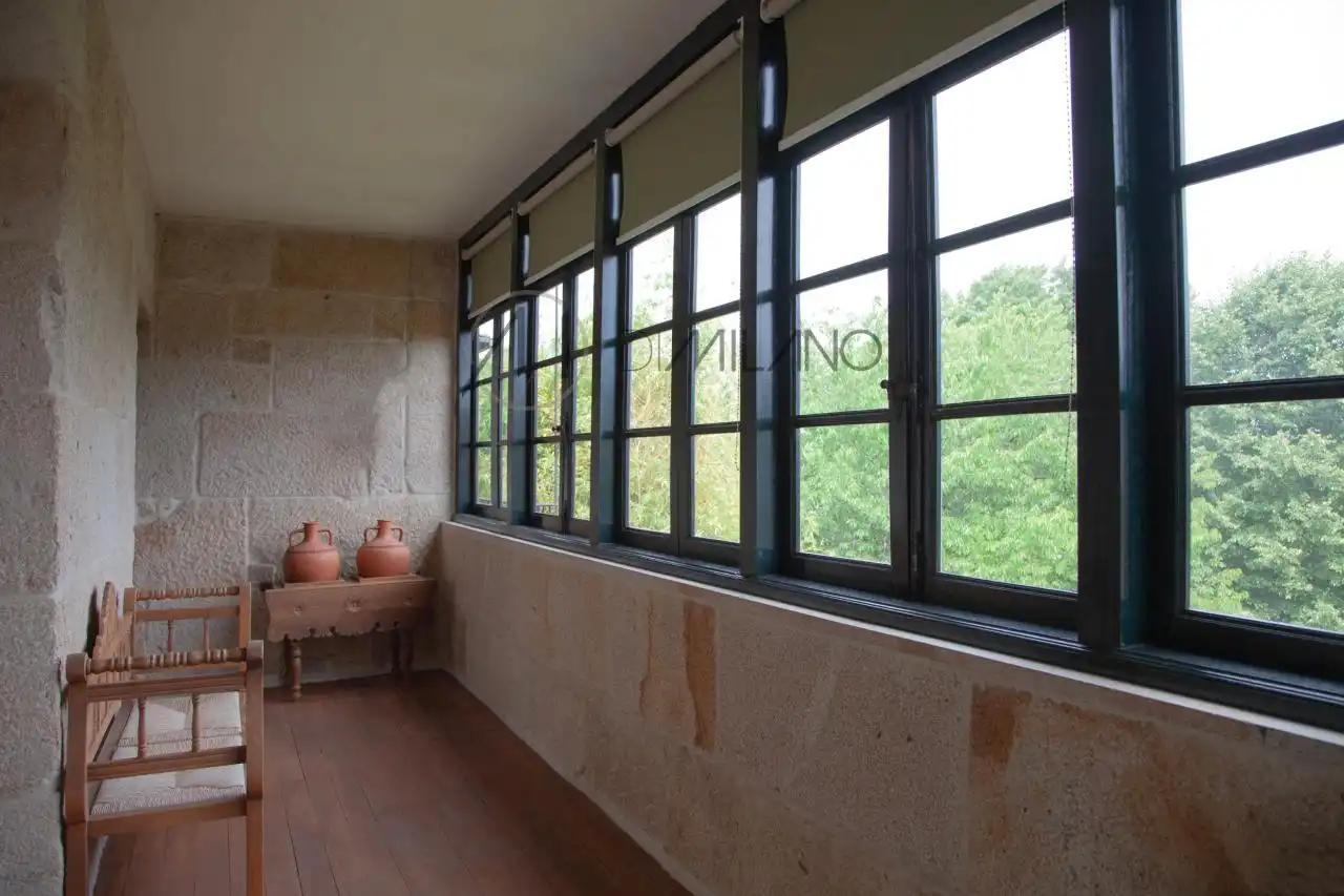 Vista exterior de Finca rústica en venda en Mondariz amb Calefacció, Jardí privat i Terrassa