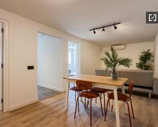 Dining room of Flat to rent in L'Hospitalet de Llobregat  with Air Conditioner, Heating and Furnished
