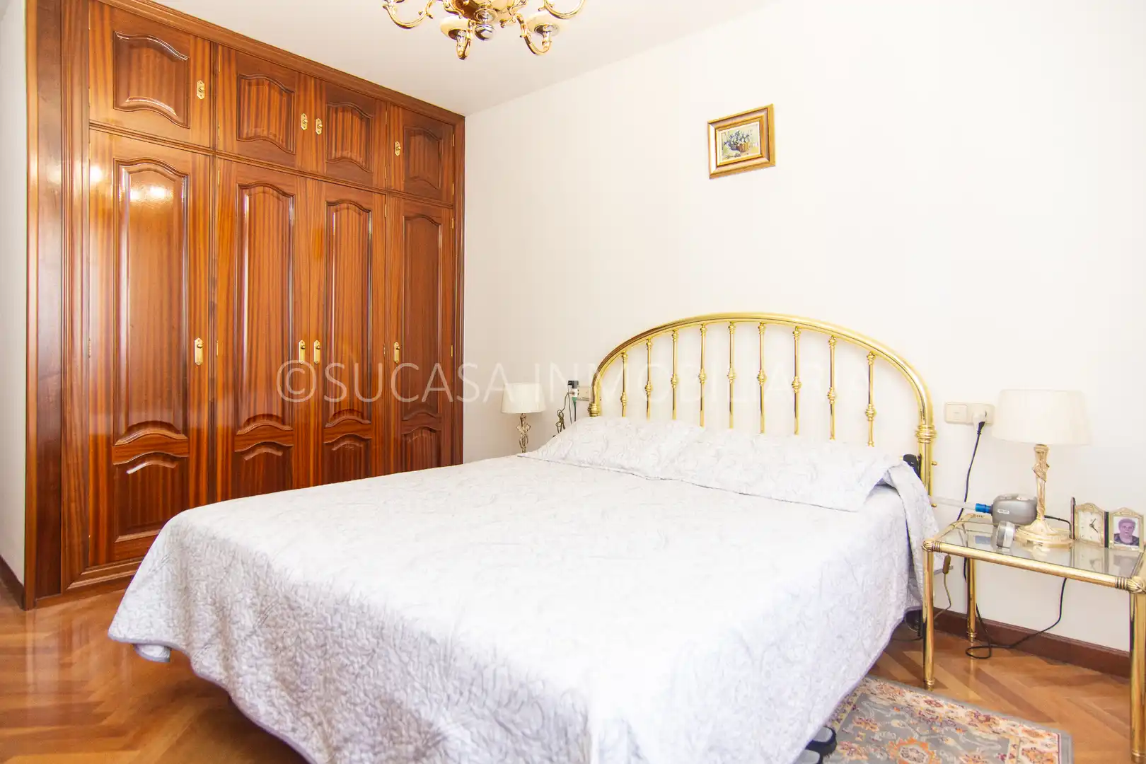 Bedroom of Detached homes for sale in Culleredo  with Air Conditioner, Heating and Parquet flooring
