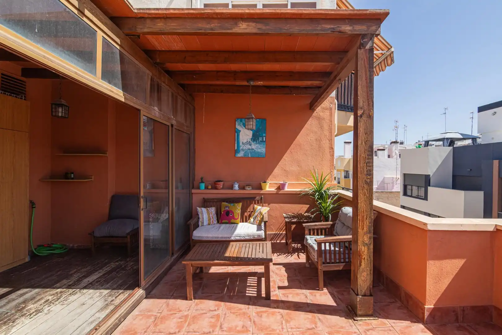Terrasse von Wohnung zum Verkauf in Elche / Elx mit Klimaanlage und Terrasse