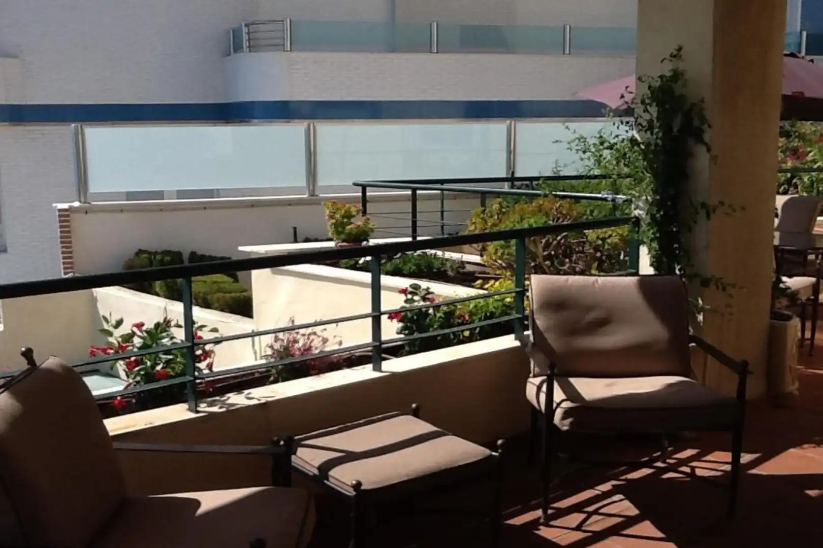 Terrasse von Wohnungen zum Verkauf in Benalmádena mit Klimaanlage, Heizung und Terrasse