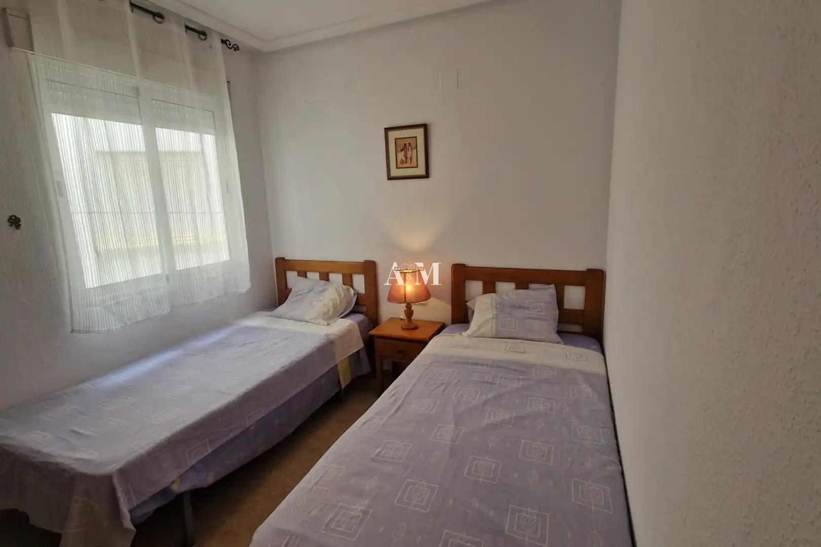 Schlafzimmer von Wohnung zur Miete in Torrevieja mit Klimaanlage, Heizung und Terrasse