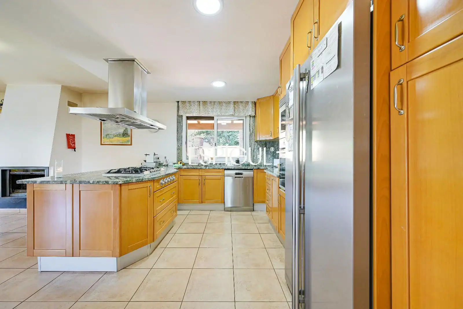 Cocina de Casa o chalet en venta en Mont-ras con Aire acondicionado, Calefacción y Parquet