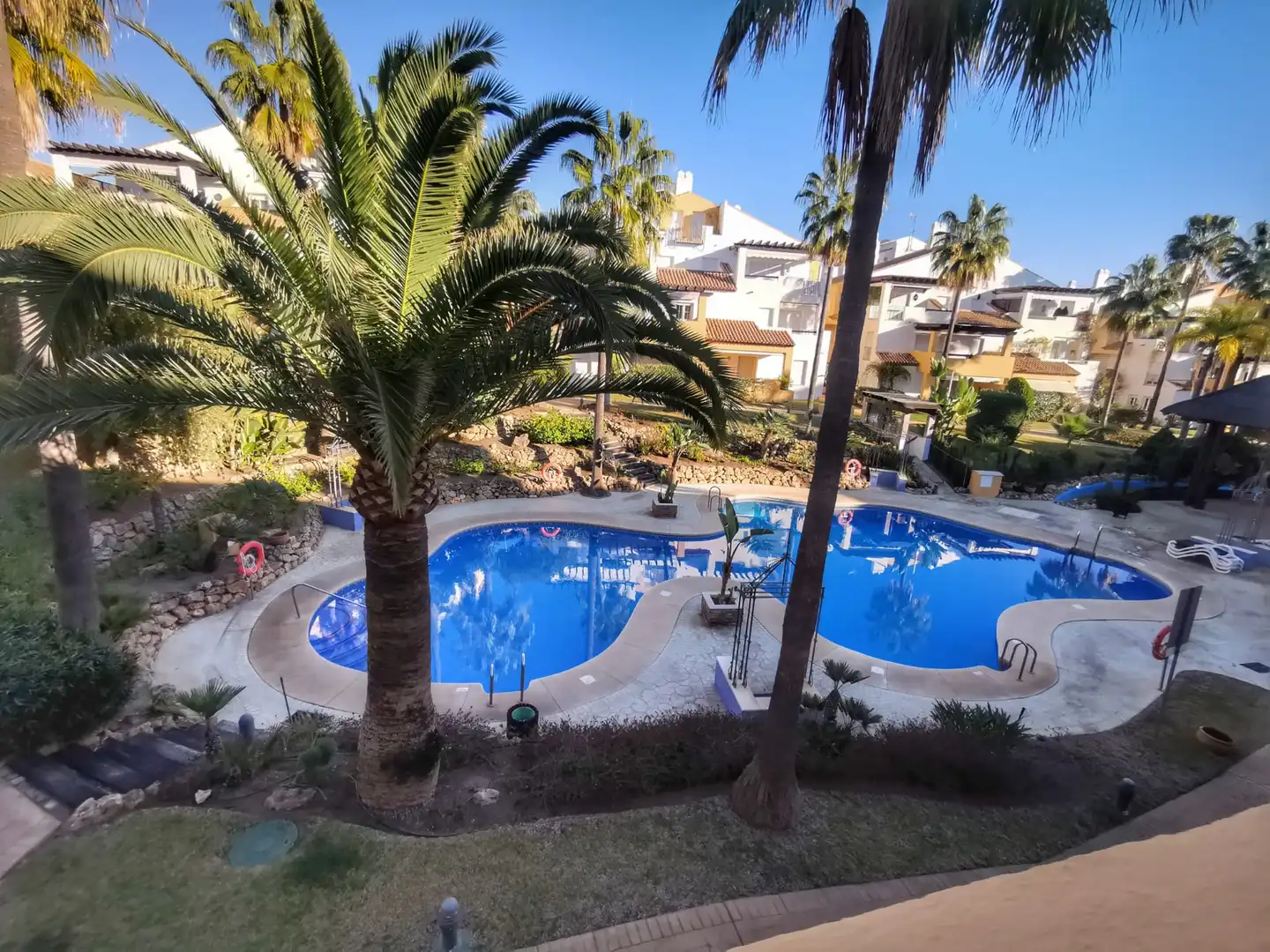 Piscina de Piso de alquiler en Marbella con Aire acondicionado, Terraza y Amueblado