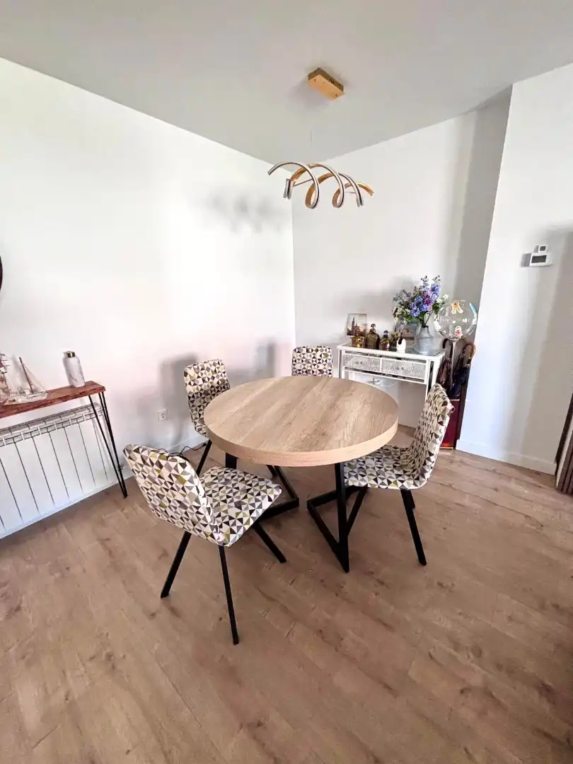 Esszimmer von Wohnung zum Verkauf in Gijón  mit Heizung, Privatgarten und Parkett