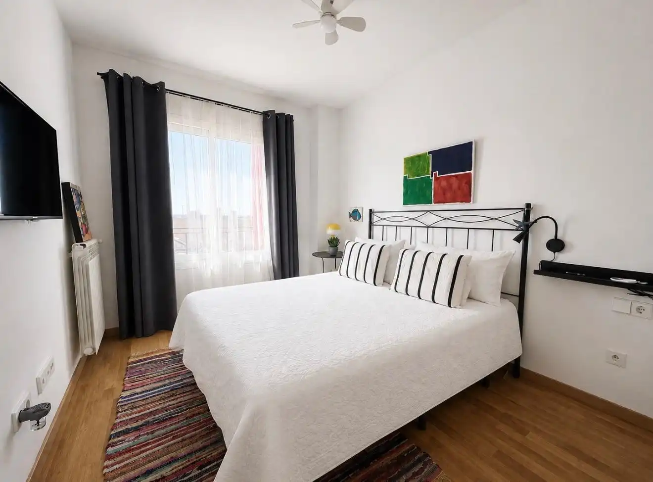 Schlafzimmer von Erdgeschoss zum Verkauf in Campos mit Klimaanlage, Heizung und Terrasse