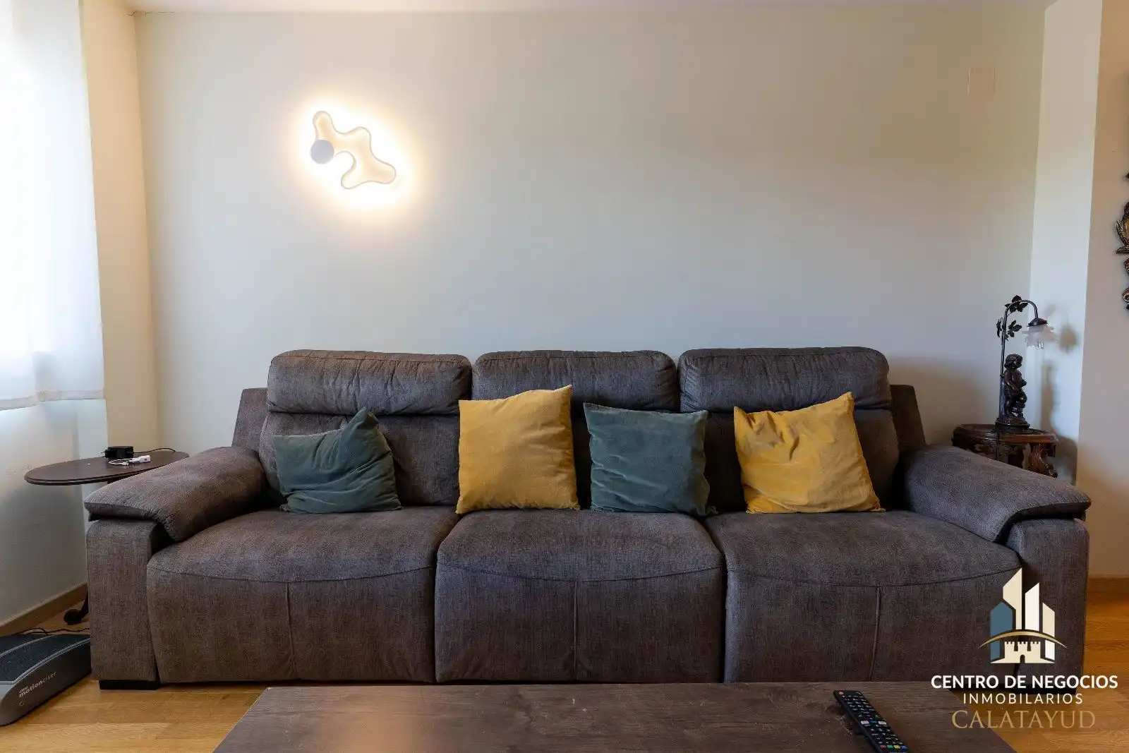 Wohnzimmer von Wohnung zum Verkauf in Calatayud mit Heizung, Parkett und Terrasse