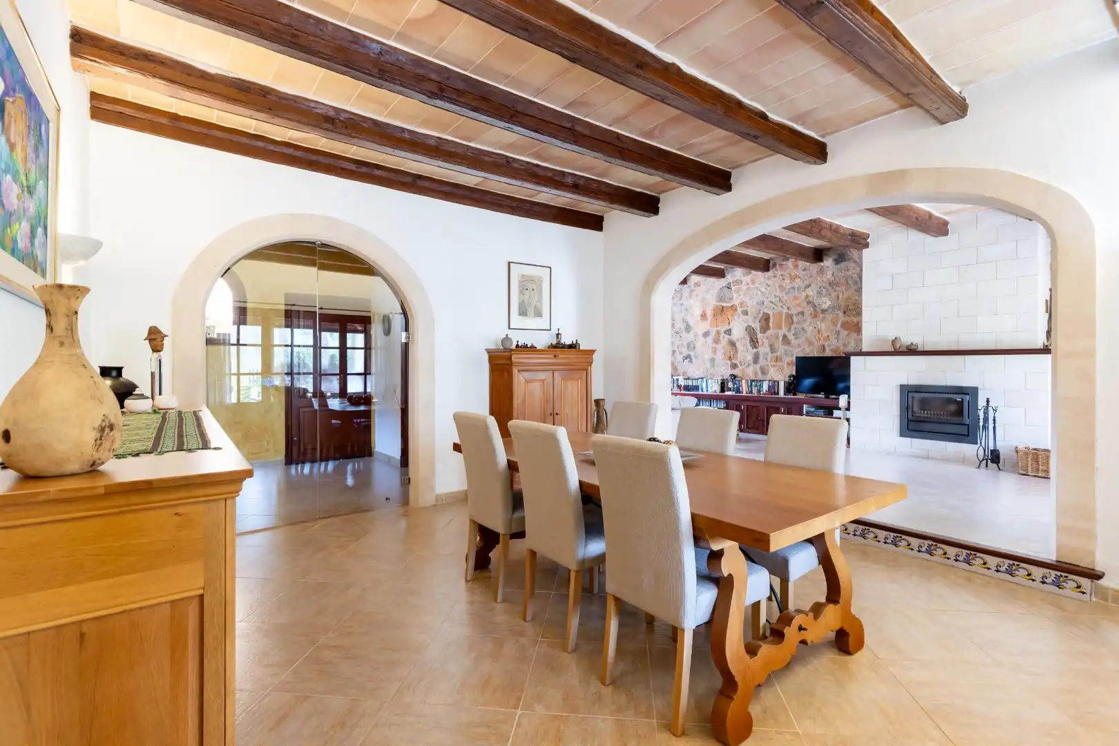 Comedor de Casa o chalet en venta en Felanitx con Aire acondicionado, Jardín privado y Terraza