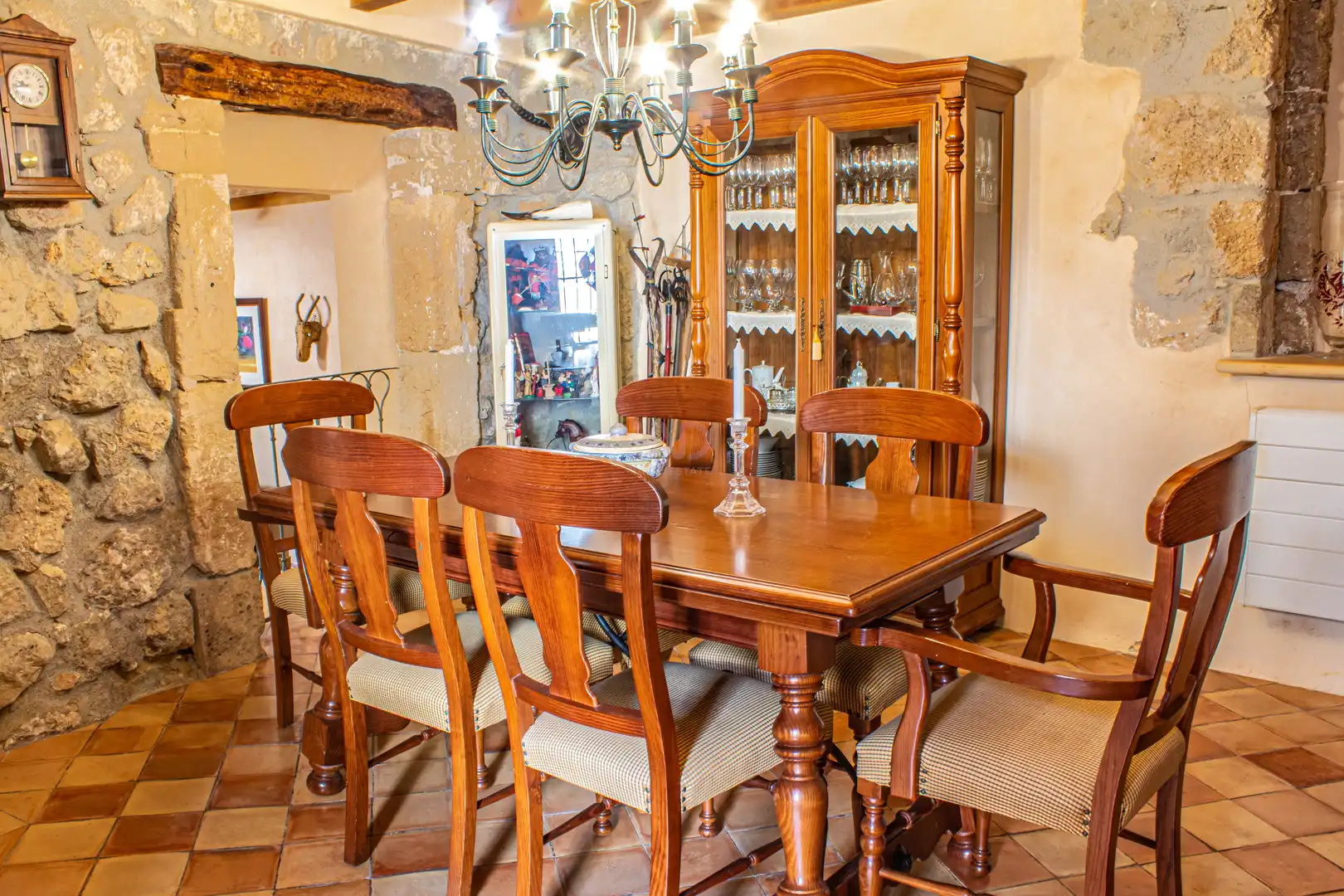 Dining room of Country homes for sale in Andratx  with Air Conditioner, Heating and Terrace