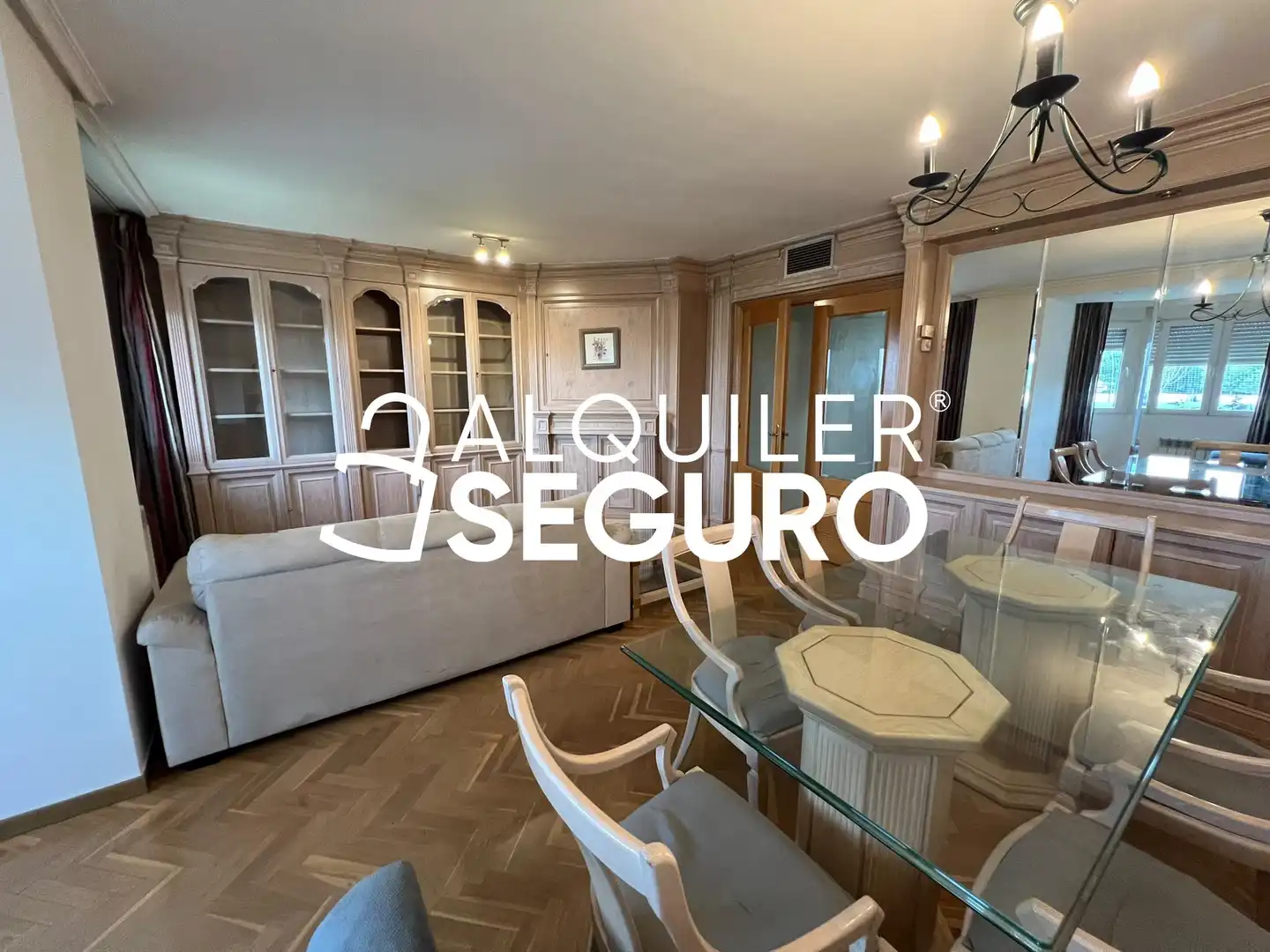 Dining room of Flat for rent in Madrid  with Air Conditioner, Heating and Swimming Pool