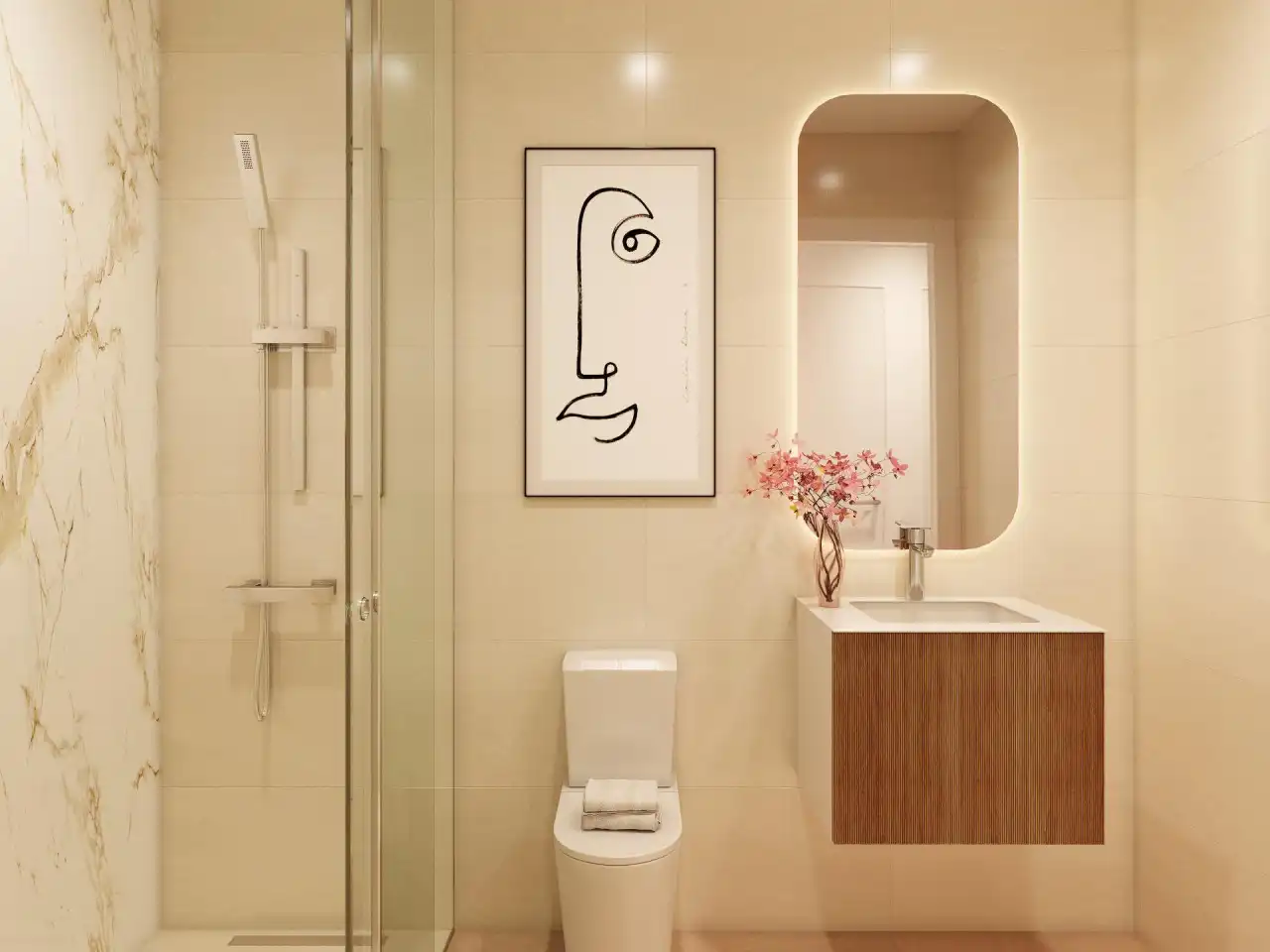 Baño de Apartamento en venta en Pilar de la Horadada ciudad