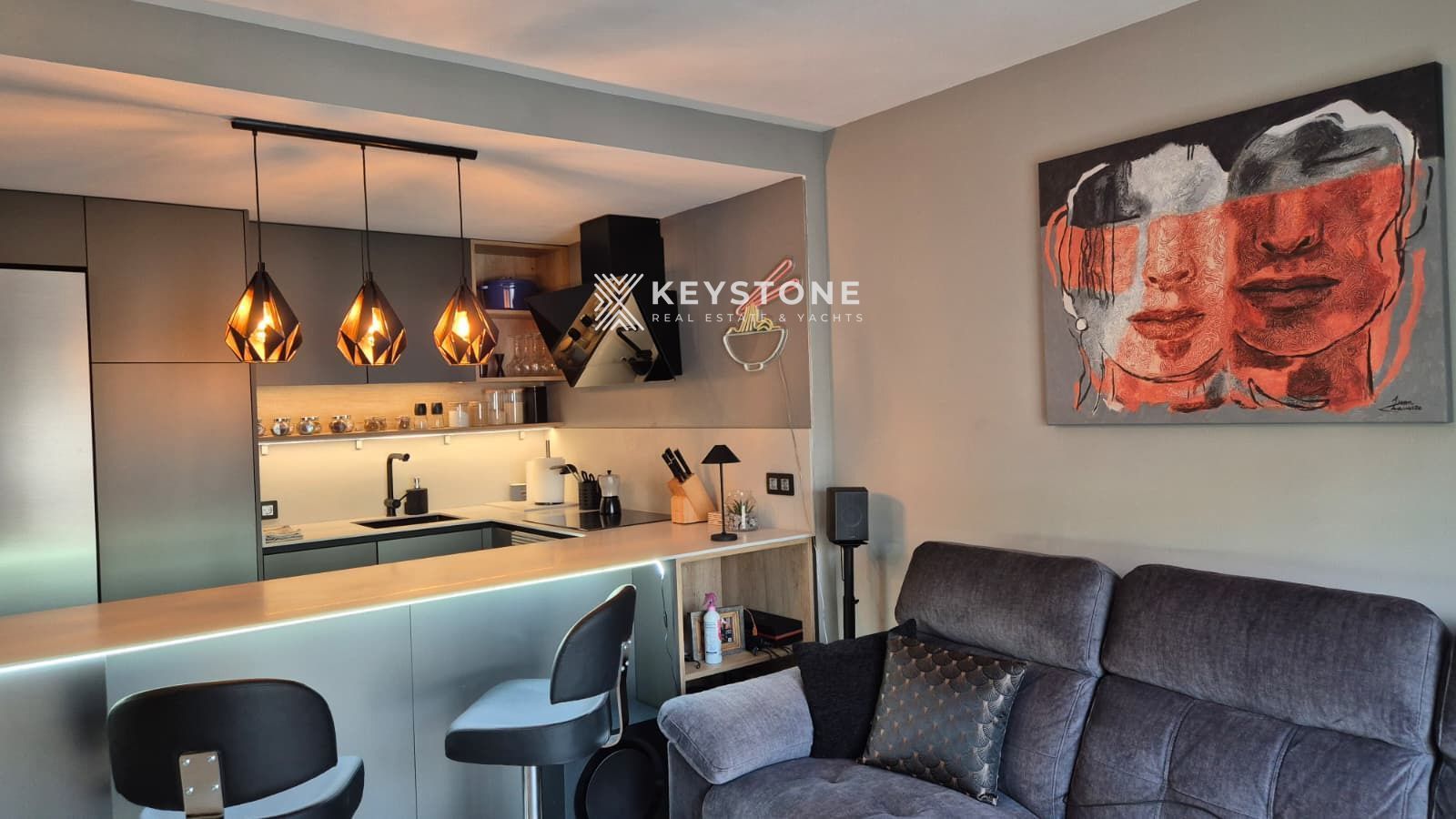 Kitchen of Attic for sale in  Palma de Mallorca  with Air Conditioner and Terrace