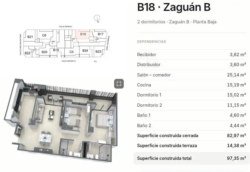 Pis amb piscina en venda a Avenida Avenida Vila-real, imagen 10