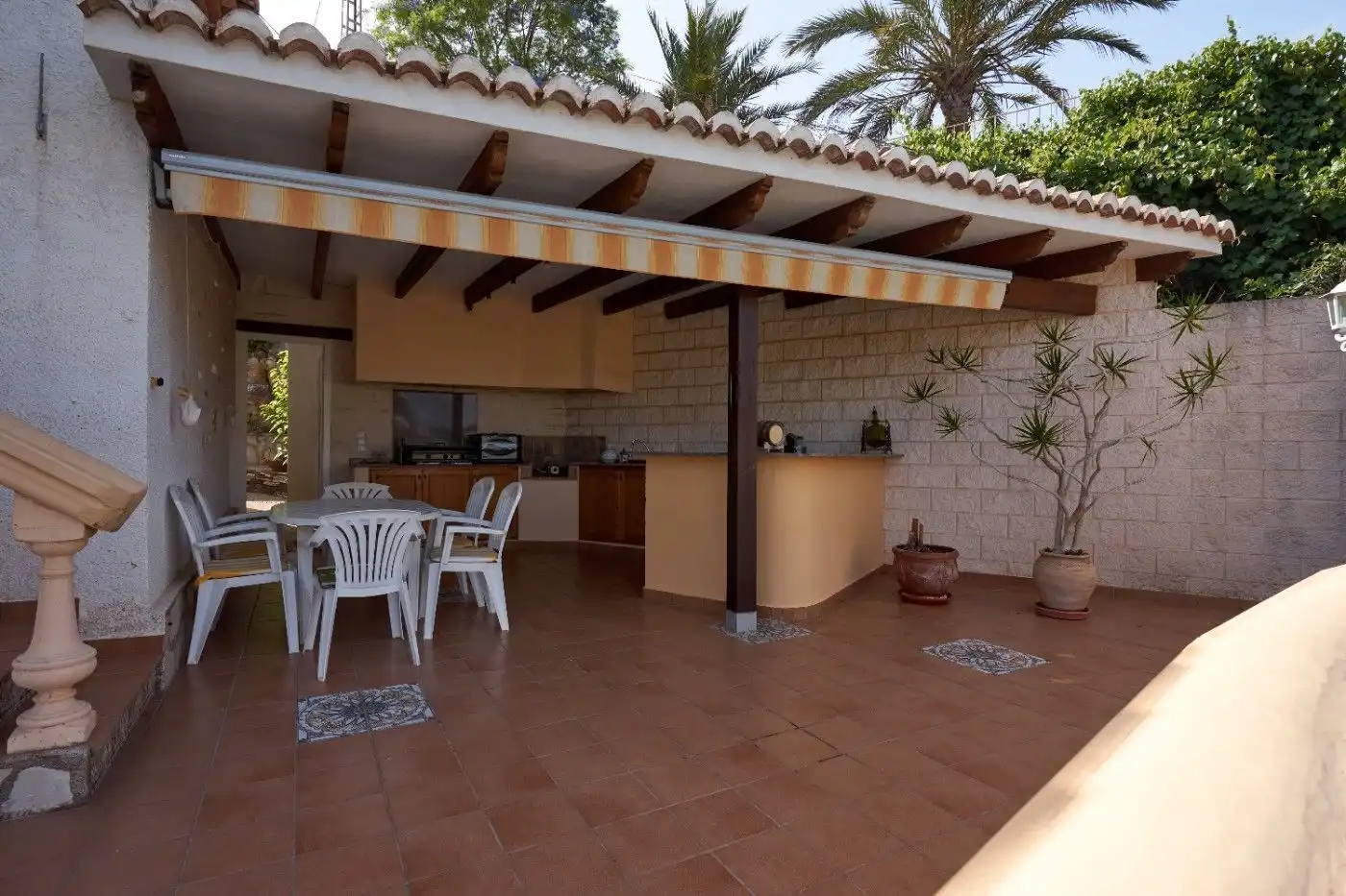 Jardín de Casa o chalet de alquiler en Dénia con Aire acondicionado, Jardín privado y Terraza