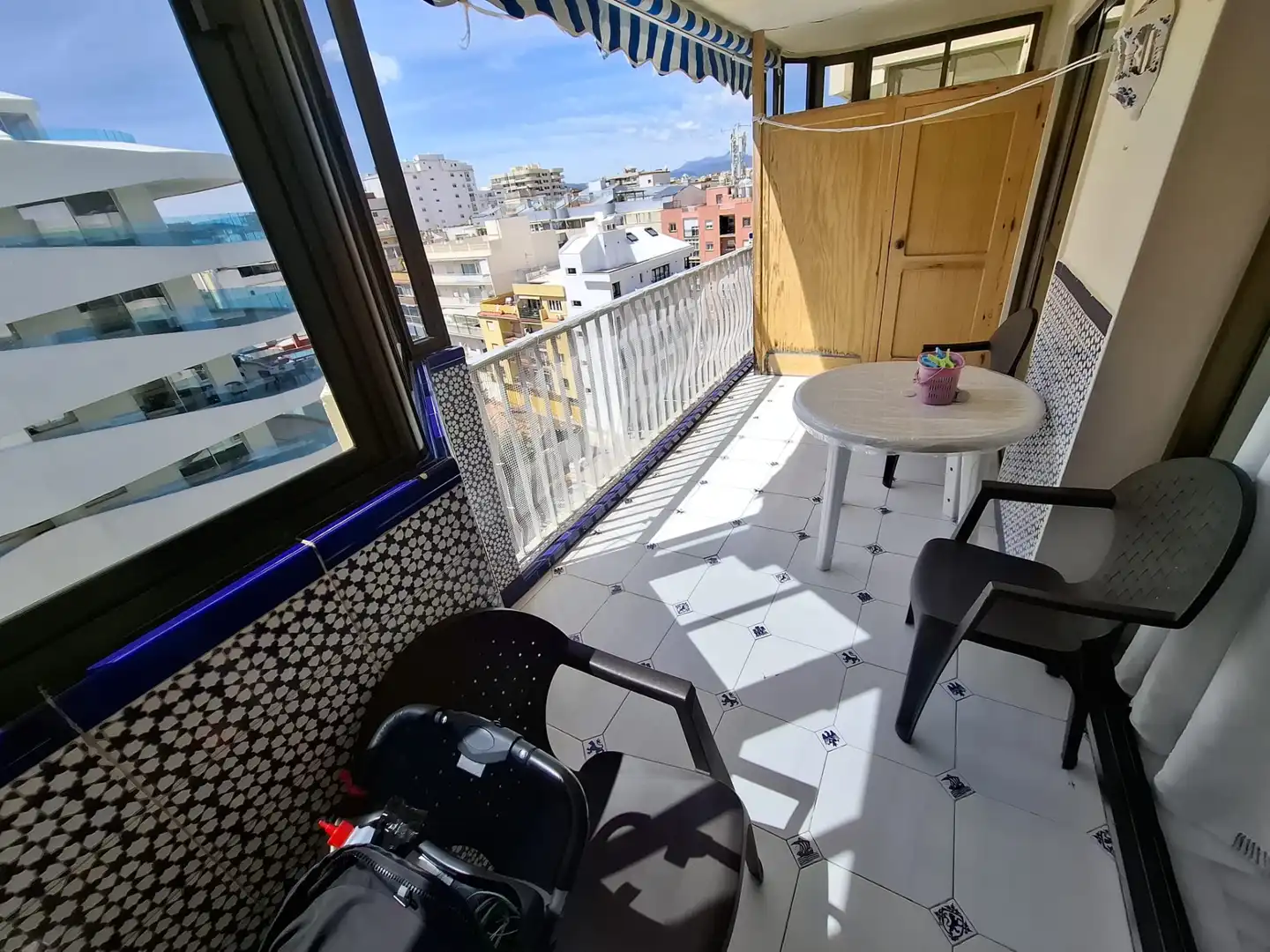 Balcony of Flat for sale in Fuengirola  with Air Conditioner and Terrace
