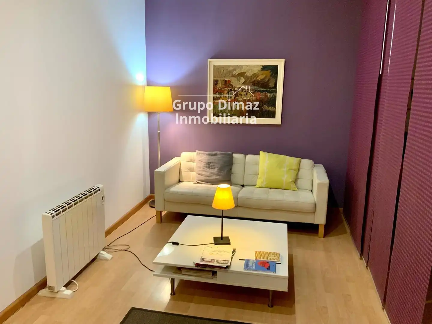 Wohnzimmer von Wohnung zum Verkauf in Barcelona mit Klimaanlage und Terrasse