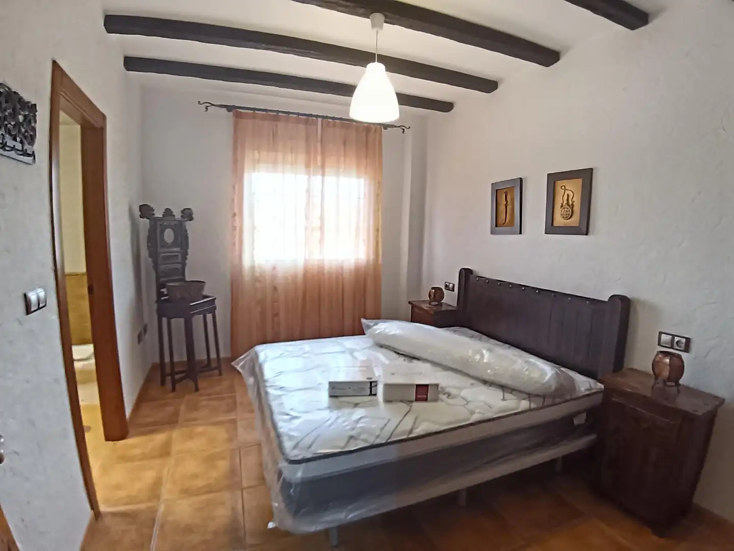 Schlafzimmer von Wohnung zur Miete in Murcia mit Klimaanlage, Heizung und Möbliert