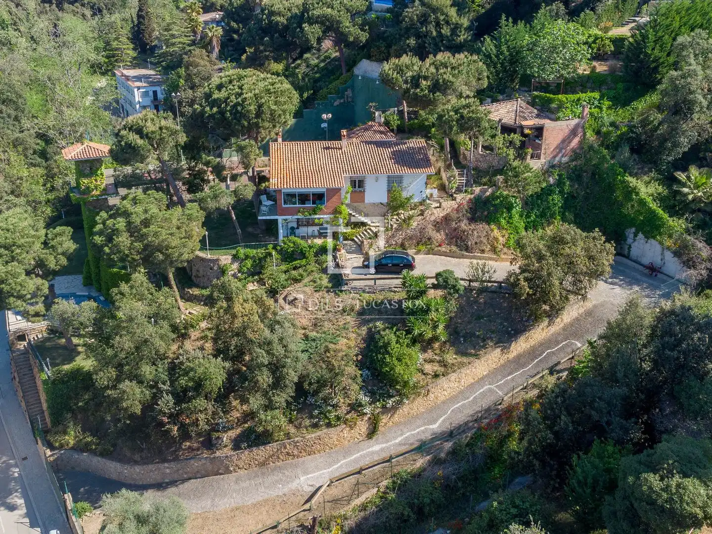 Vista exterior de Casa o chalet en venta en Lloret de Mar con Calefacción, Jardín privado y Terraza