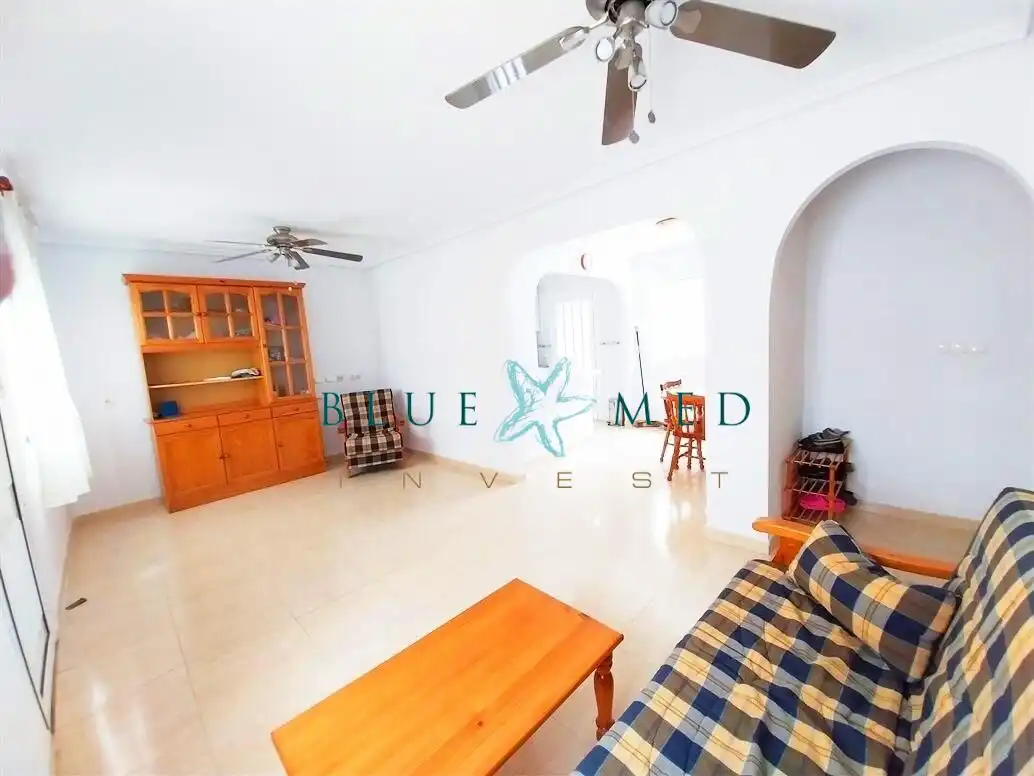 Sala d'estar de Casa o xalet en venda en Mazarrón amb Terrassa