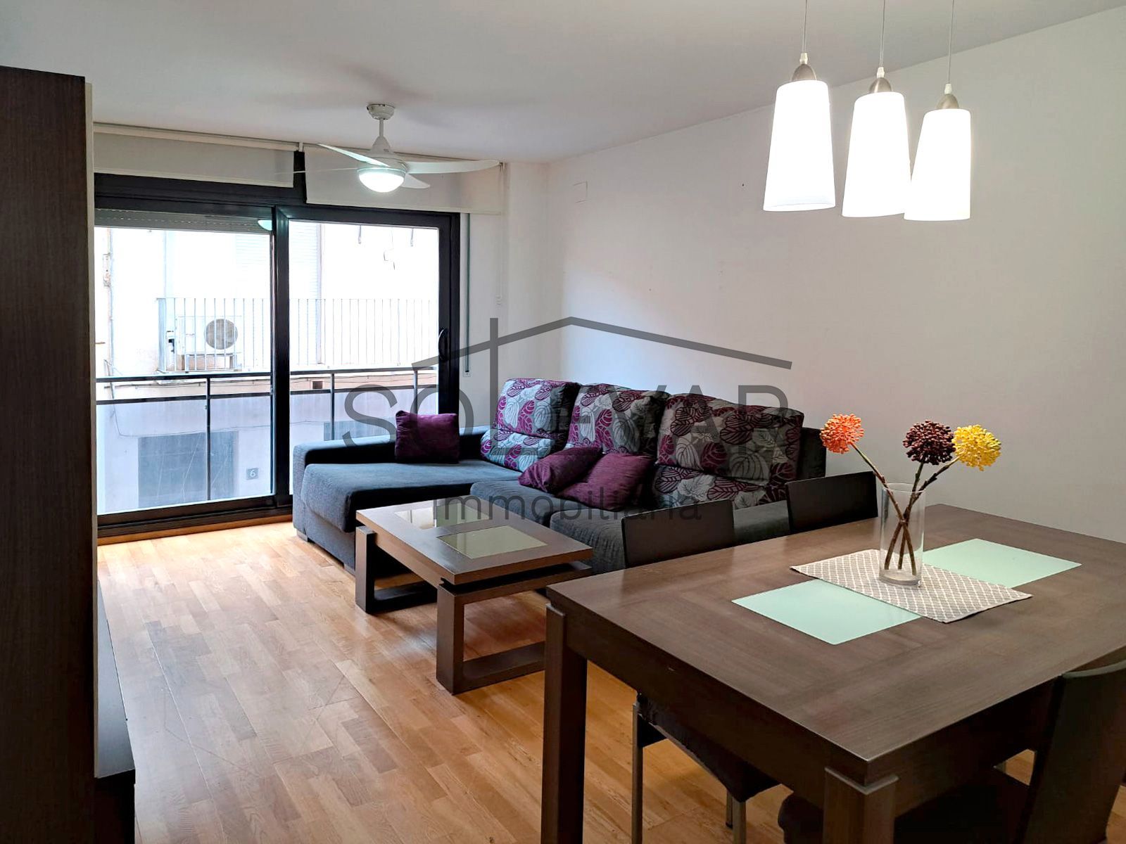 Living room of Flat for sale in Tremp  with Heating, Terrace and Furnished