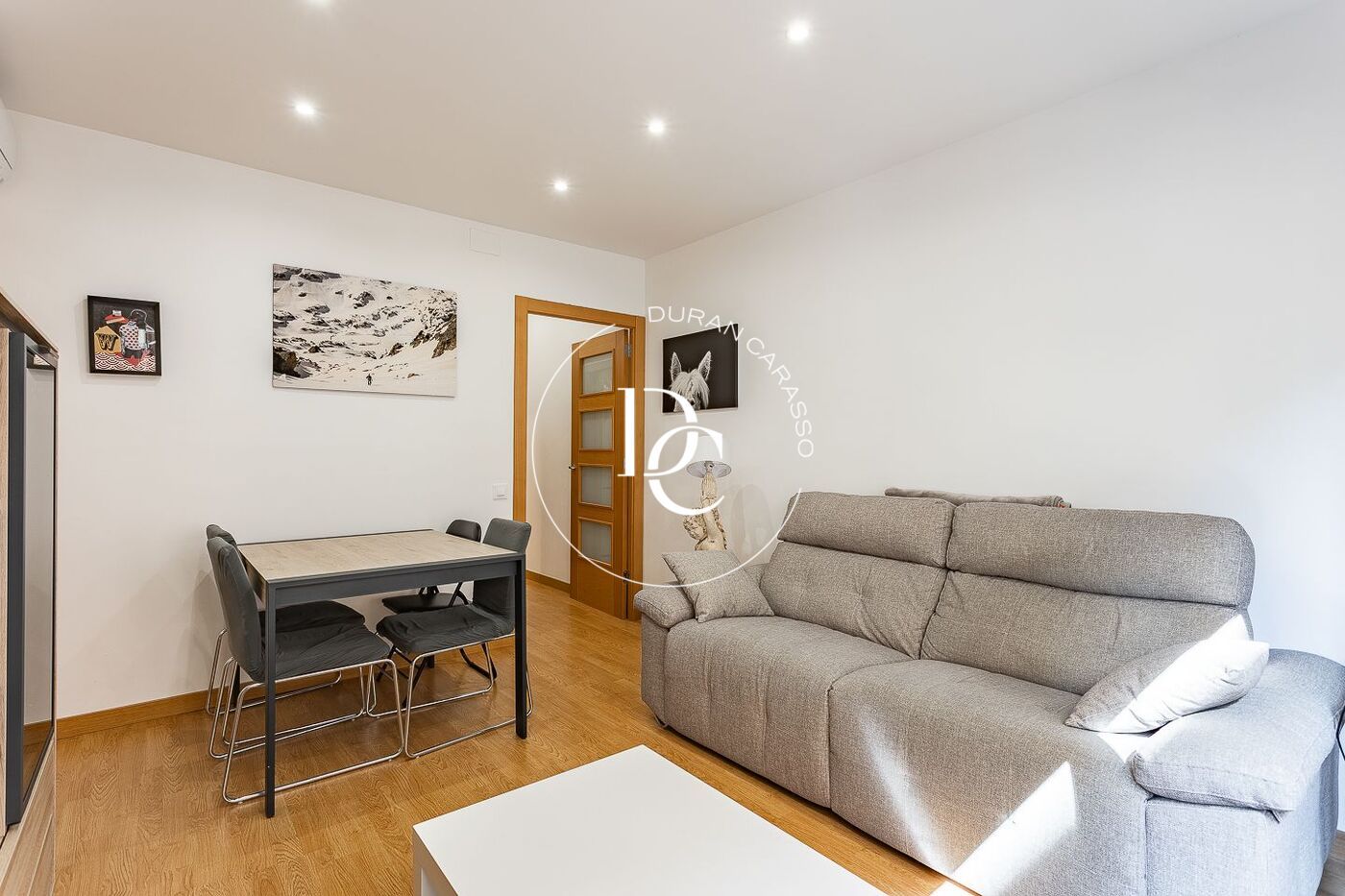 Sala d'estar de Pis en venda en  Barcelona Capital amb Aire condicionat i Calefacció