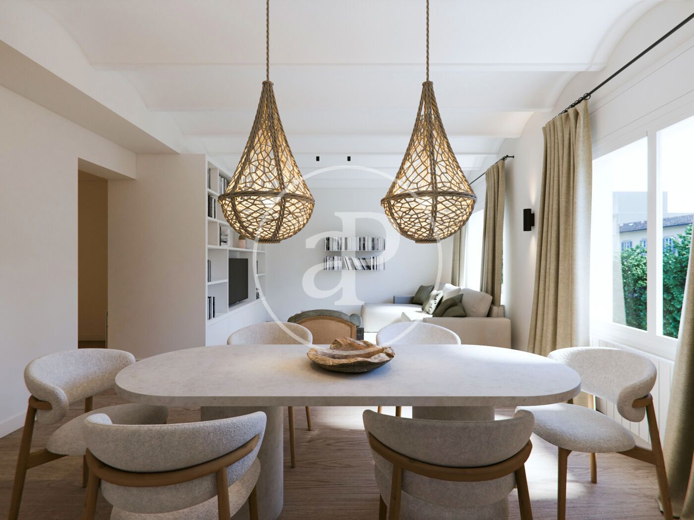 Menjador de Pis en venda en  Barcelona Capital amb Aire condicionat i Calefacció