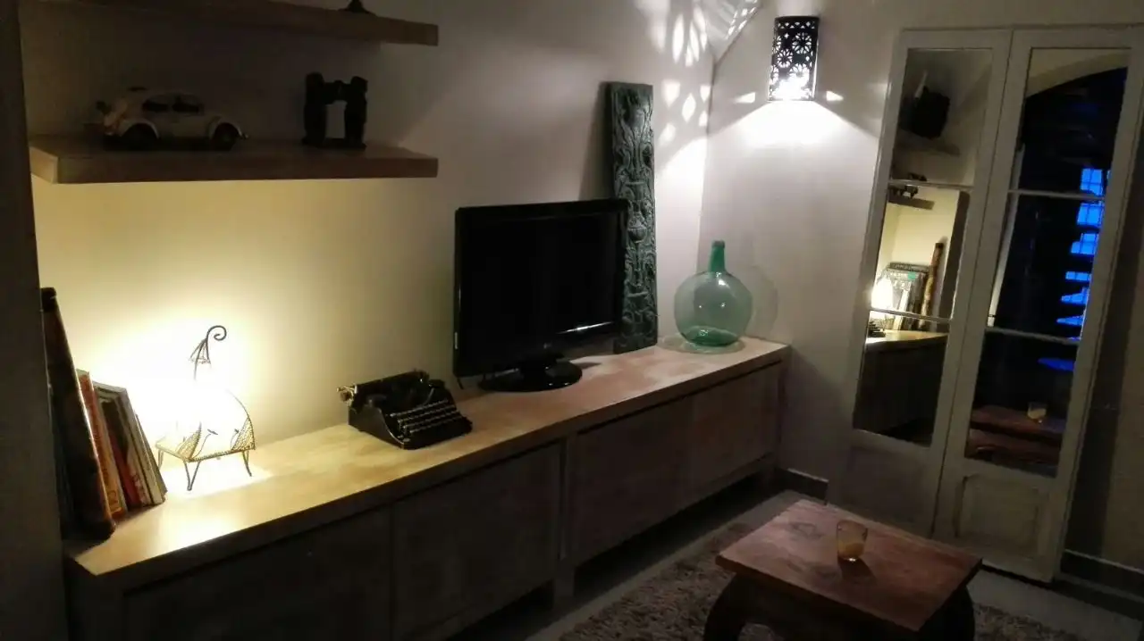 Living room of Detached homes for sale in Cáceres  with Heating, Terrace and Furnished