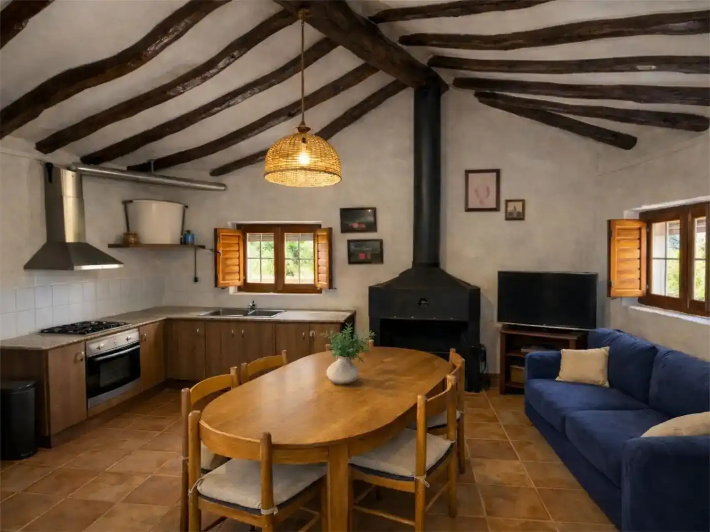 Cocina de Casa o chalet en venta en Ibi con Piscina