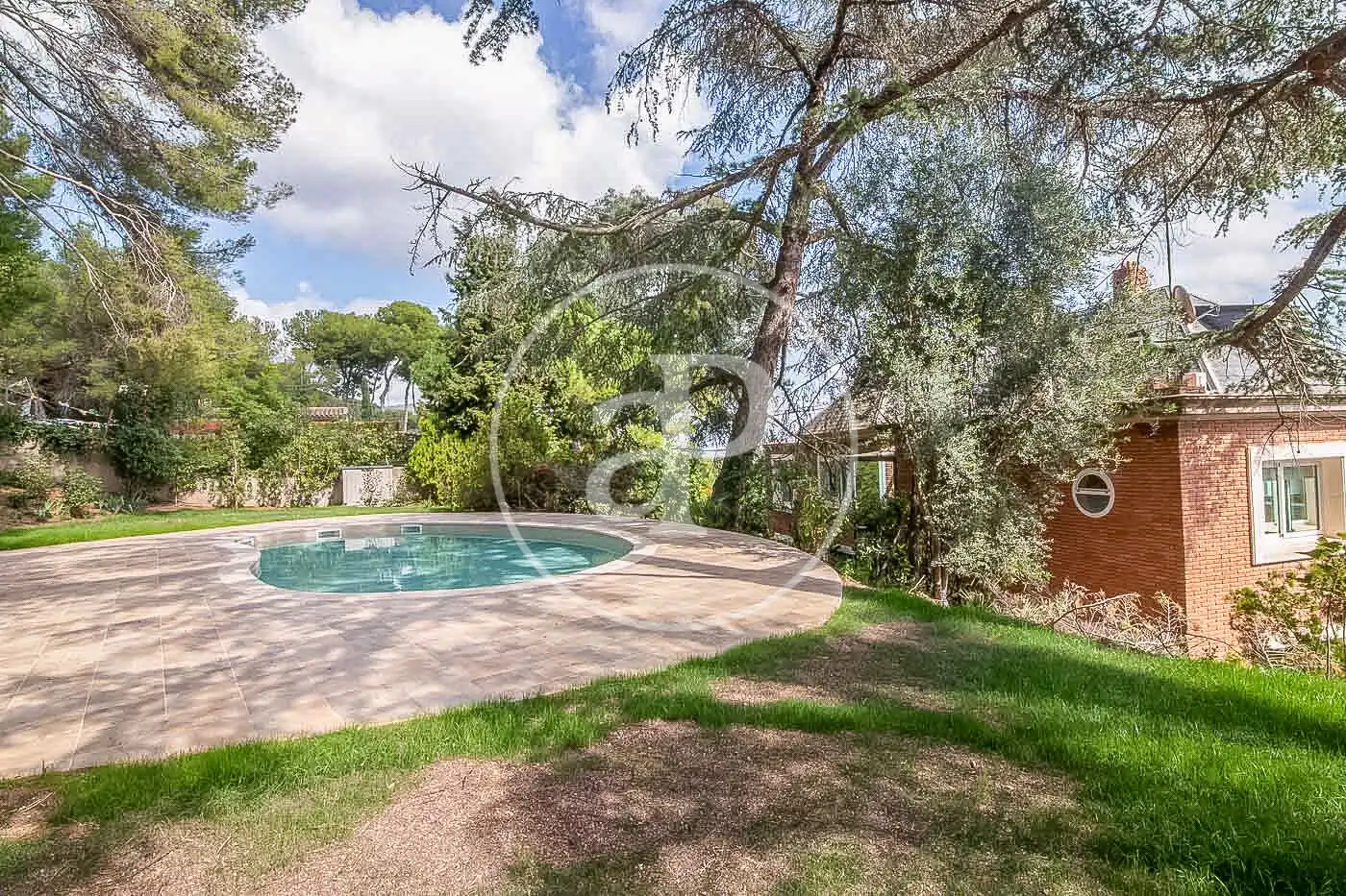 Garden of Houses for rent in Barcelona  with Air Conditioner, Heating and Private garden
