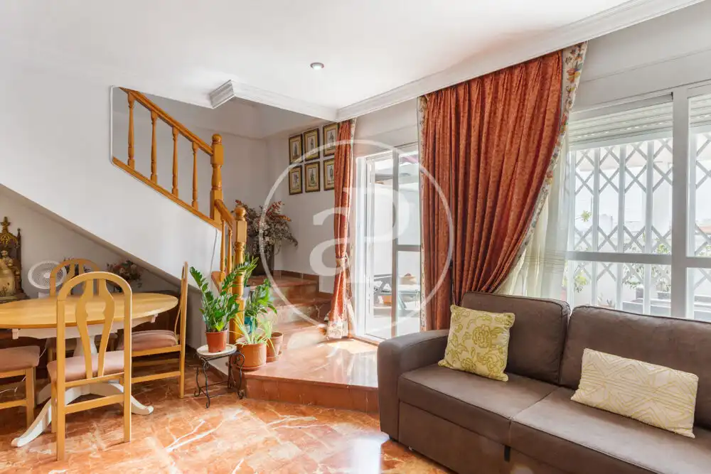 Sala d'estar de Àtic en venda en Valencia amb Aire condicionat, Terrassa i Traster