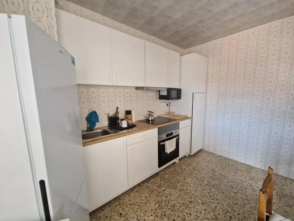 Cocina de Piso en venta en Boiro con Parquet, Trastero y Amueblado