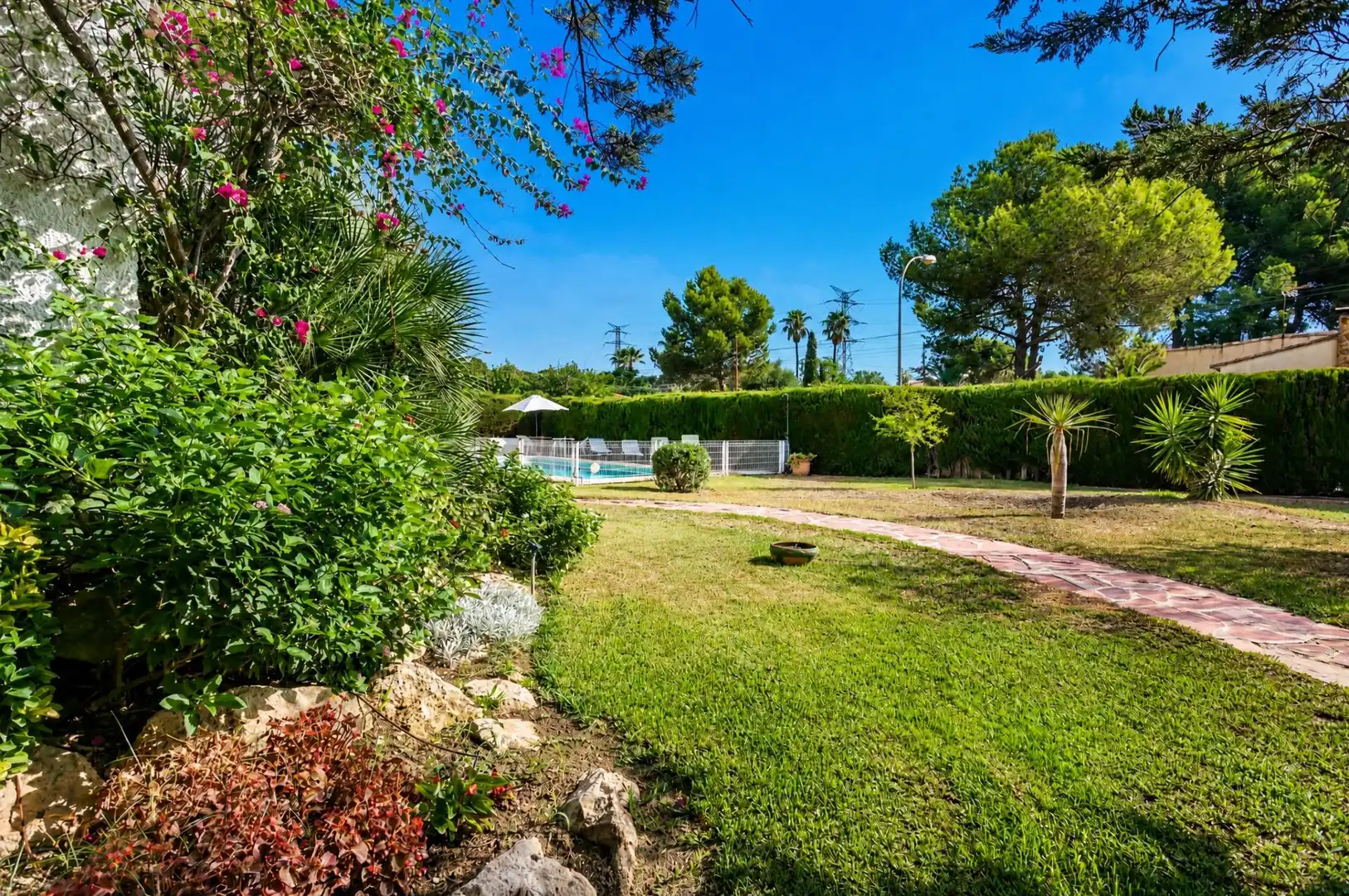 Garden of Houses for rent in L'Eliana  with Air Conditioner, Heating and Swimming Pool