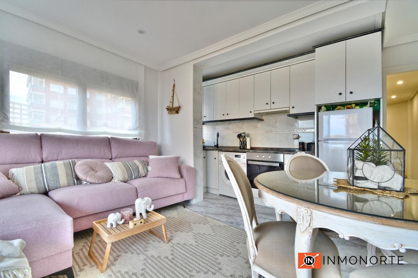 Living room of Flat for sale in Laredo  with Heating and Terrace