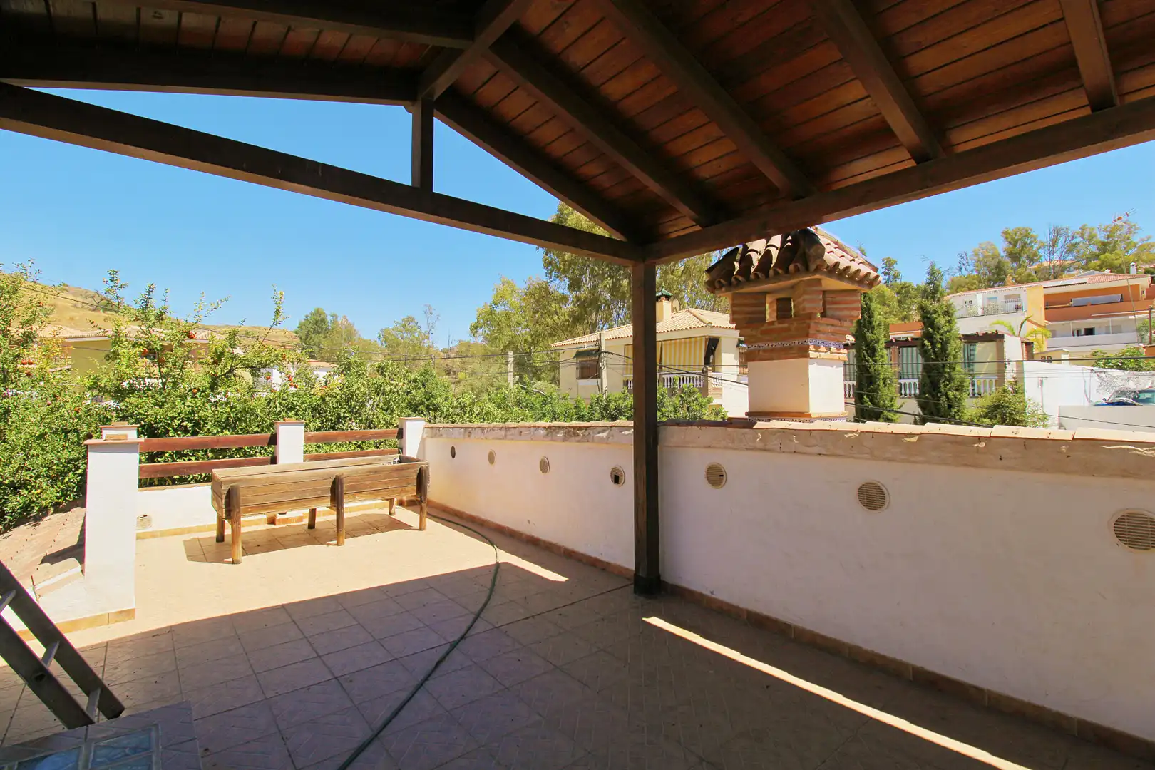 Terrasse von Wohnungen zur Miete in Málaga mit Klimaanlage, Heizung und Möbliert