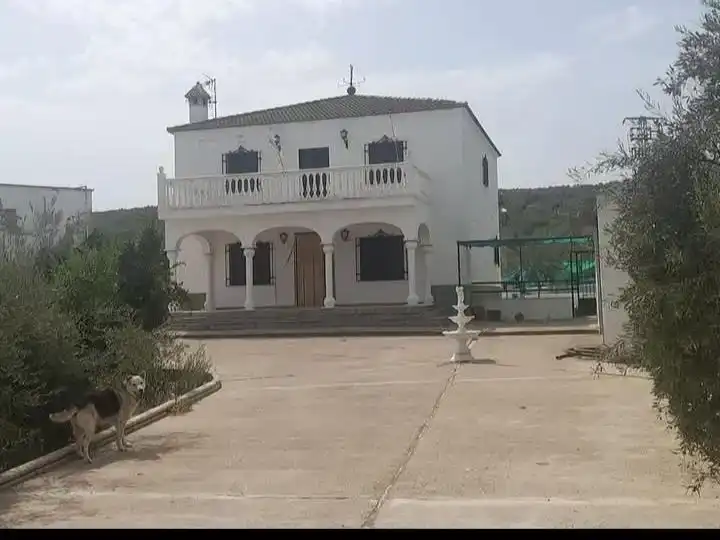 Vista exterior de Casa o chalet en venta en Monturque con Jardín privado, Trastero y Piscina