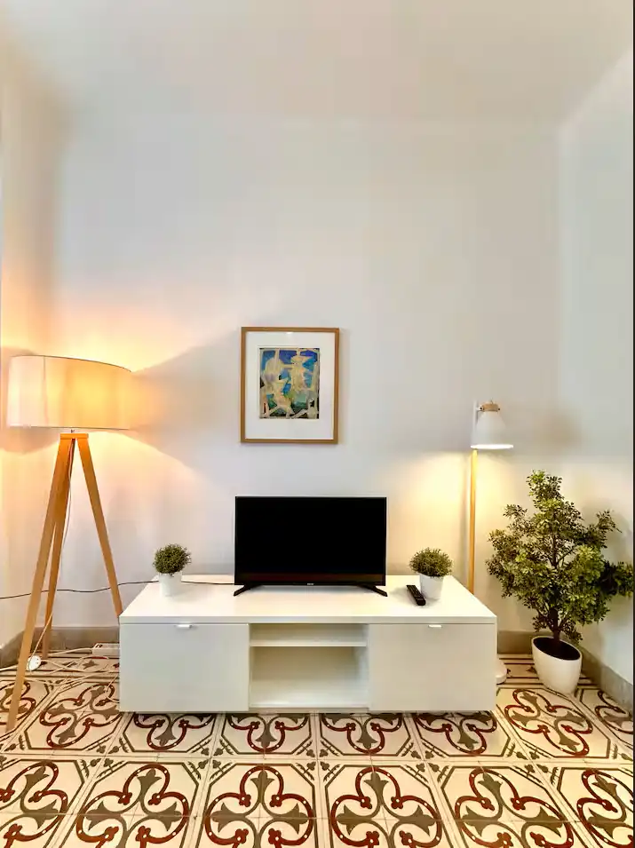 Living room of Flat for sale in Málaga  with Air Conditioner, Heating and Furnished