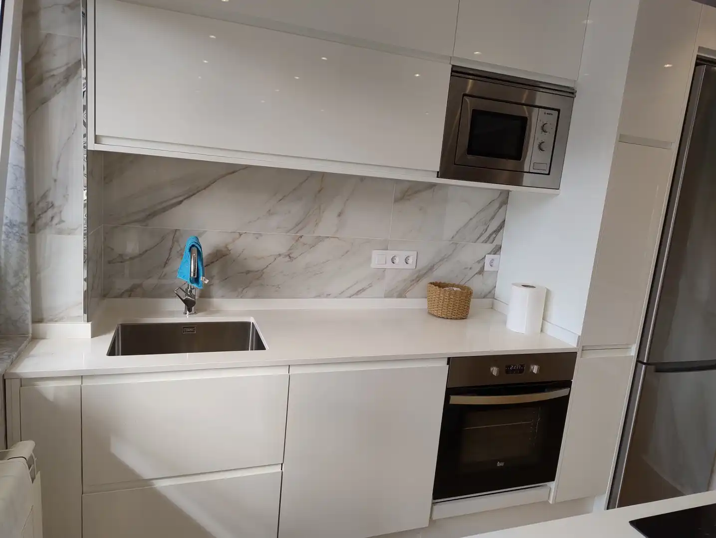 Kitchen of Flat for rent in Lugo  with Heating, Furnished and Oven
