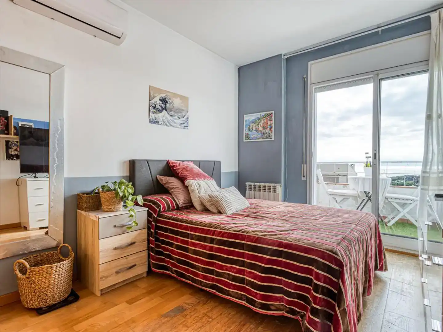 Bedroom of Flat for sale in Lloret de Mar  with Air Conditioner, Swimming Pool and Balcony